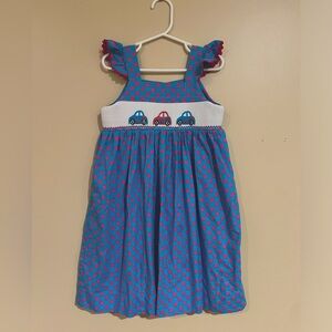 Castles and Crowns Car Smocked Dress
